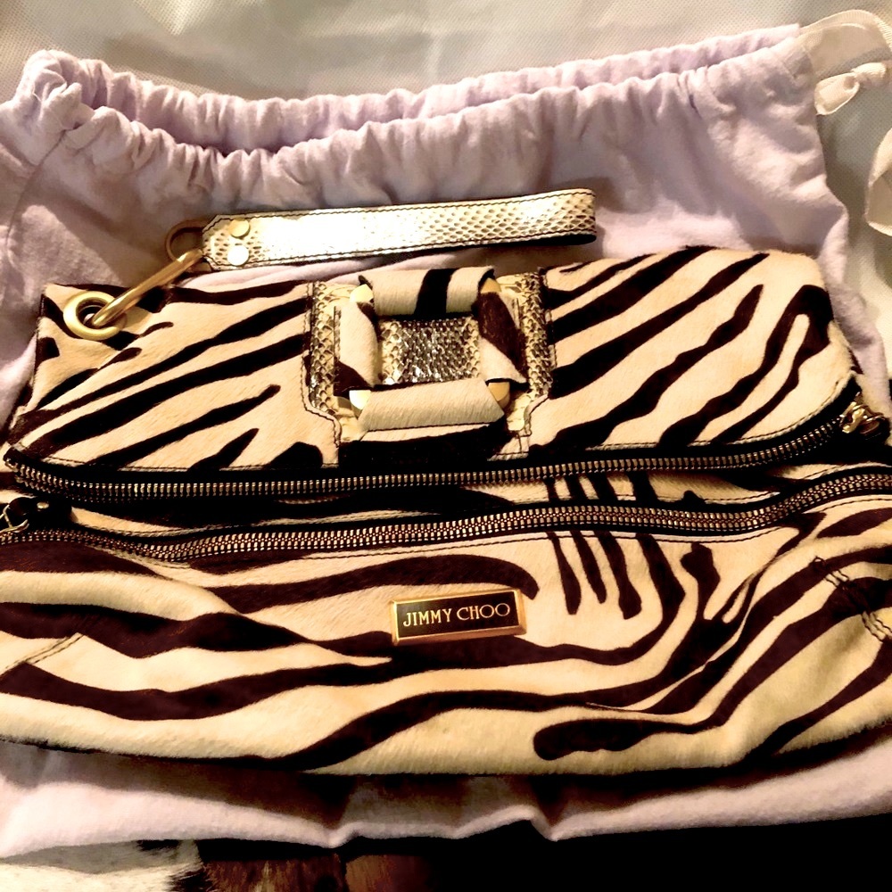 Jimmy Choo Zebra Clutch - image 2